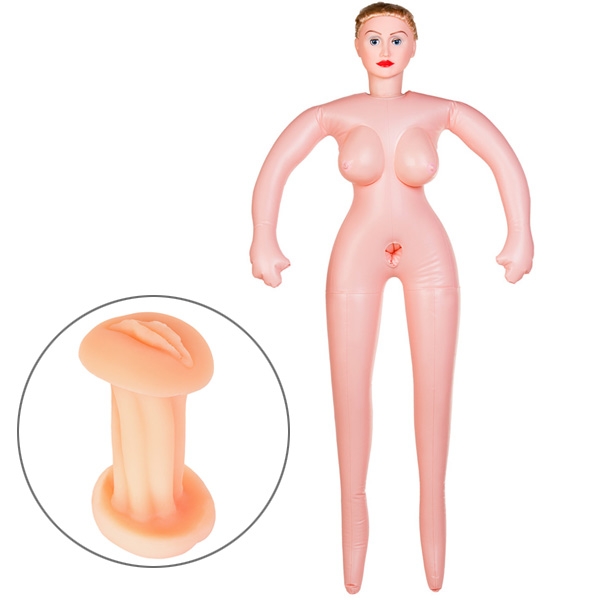 Кукла надувная Учительница анус-вагина ToyFa Play Dolls X Шатенка, 160 см 117019 - TOYFA - Мужские секс куклы - Купить