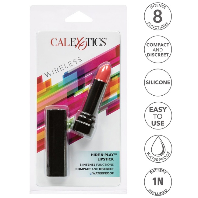 Мини-вибратор California Exotic Novelties Hide&Play в форме помады, фиолетовый SE-2930-15-2 - California Exotic Novelties - Вибрирующие пули - Купить