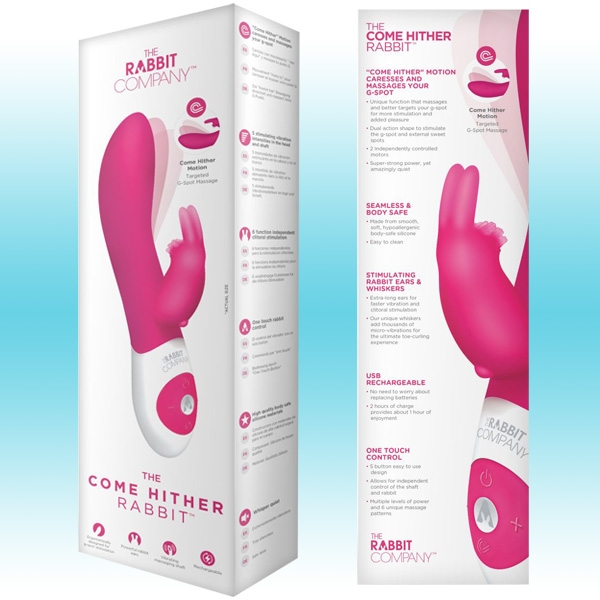 Вибратор-кролик Come Hither купить со скидкой в секс шопе  Вибраторы  Многофункциональные