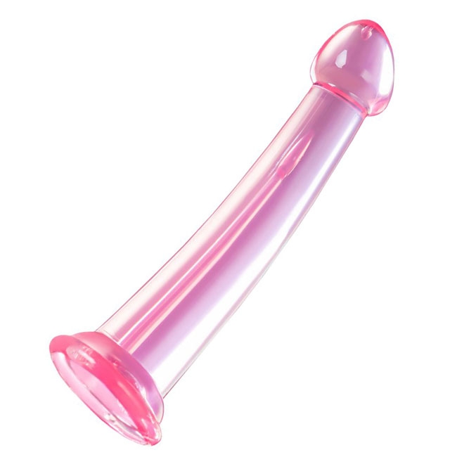 Фаллоимитатор Toyfa Jelly Dildo M на присоске 18 см, фиолетовый УТ-00004276 - TOYFA - Цветные - Купить
