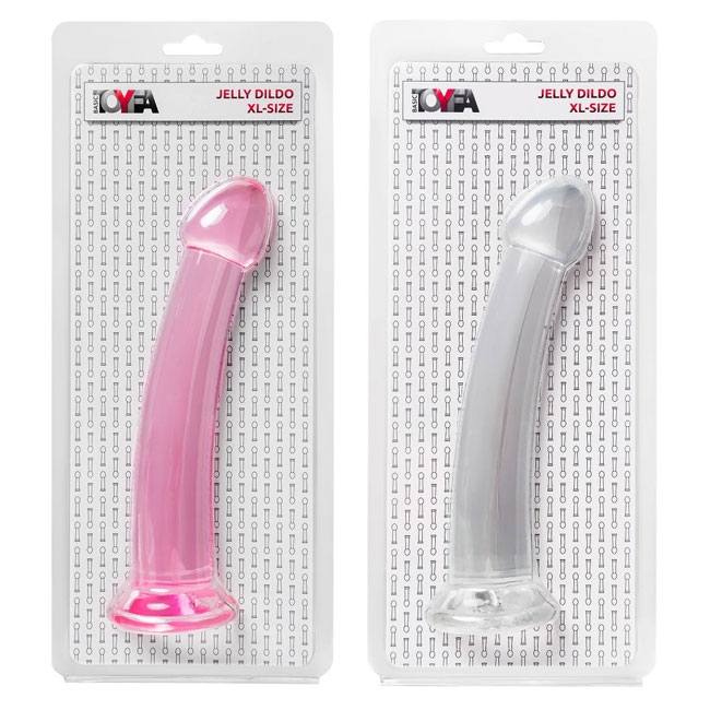 Фаллоимитатор Toyfa Jelly Dildo M на присоске 18 см, фиолетовый УТ-00004276 - TOYFA - Цветные - Купить