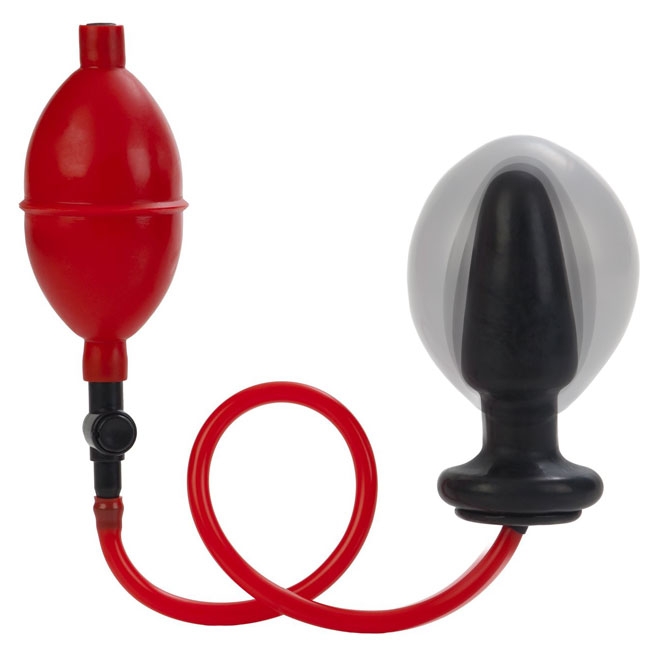 Анальная пробка California Exotic Novelties Weighted с подкачкой, черная SE-0429-10-3 - California Exotic Novelties - Надувные анальные игрушки - Купить