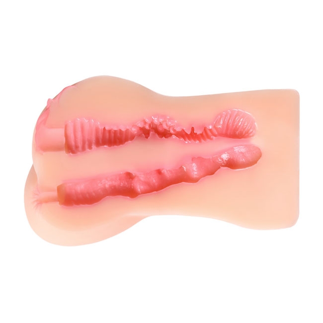 Мастурбатор Toyfa Juicy Pussy Pretty Mouth, рот и вагина, телесный 0T-00013222 - TOYFA - Вагины - Купить
