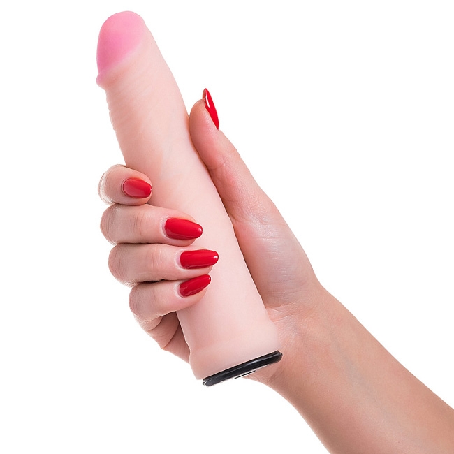 Фаллоимитатор Toyfa Jelly Dildo XL на присоске 22 см, розовый УТ-00004279 - TOYFA - Цветные - Купить