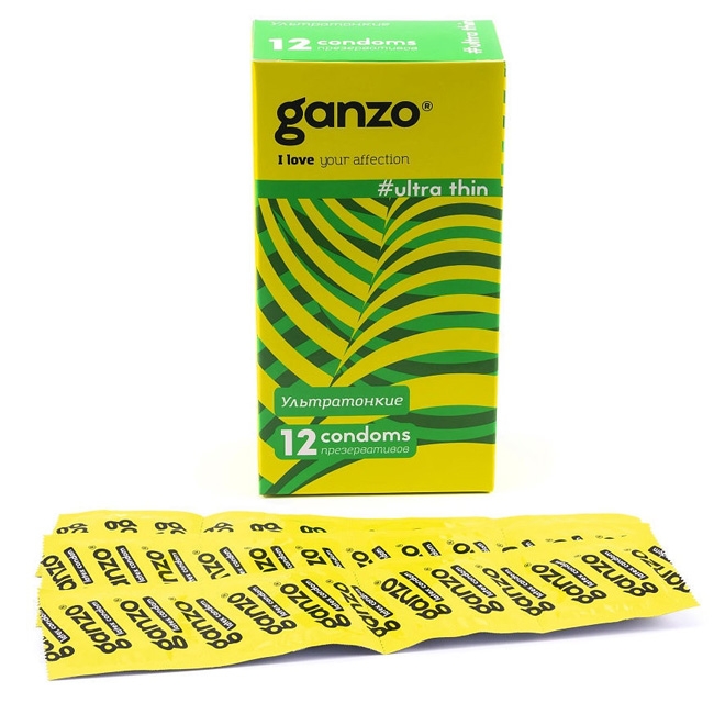 Ультратонкие презервативы Ganzo Sense, 3шт 00-00000188 - Ganzo - Ультратонкие презервативы - Купить