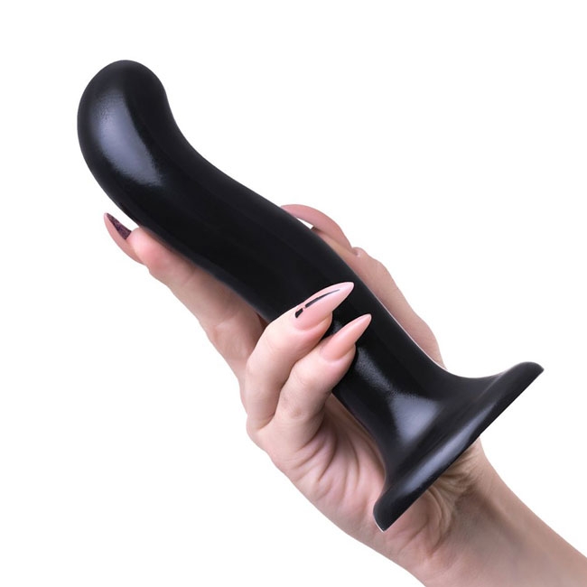 Фаллоимитатор Strap-on-me Realistic, M 18 см, черный 6015827 - Strap-on-me - Фаллоимитаторы с мошонкой - Купить