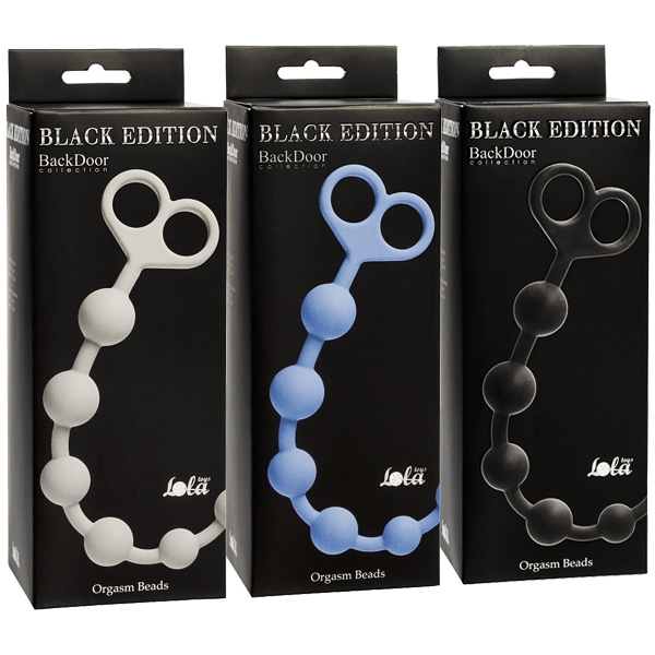 Анальная цепочка Lola Toys BackDoor Black Edition, черная 4221-01lola - Lola Toys - Анальные цепочки и бусы - Купить