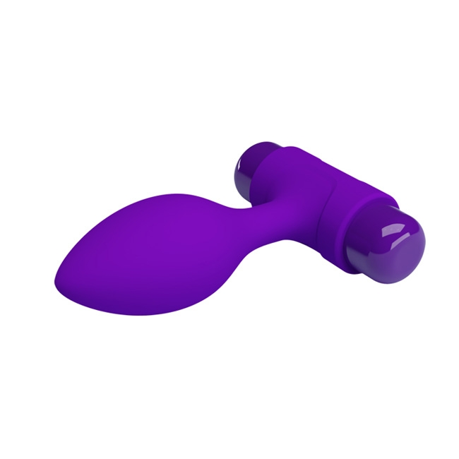 Вибропробка Pretty Love Vibra Butt Plug II, черная BI-040107 - Pretty Love - С вибрацией - Купить