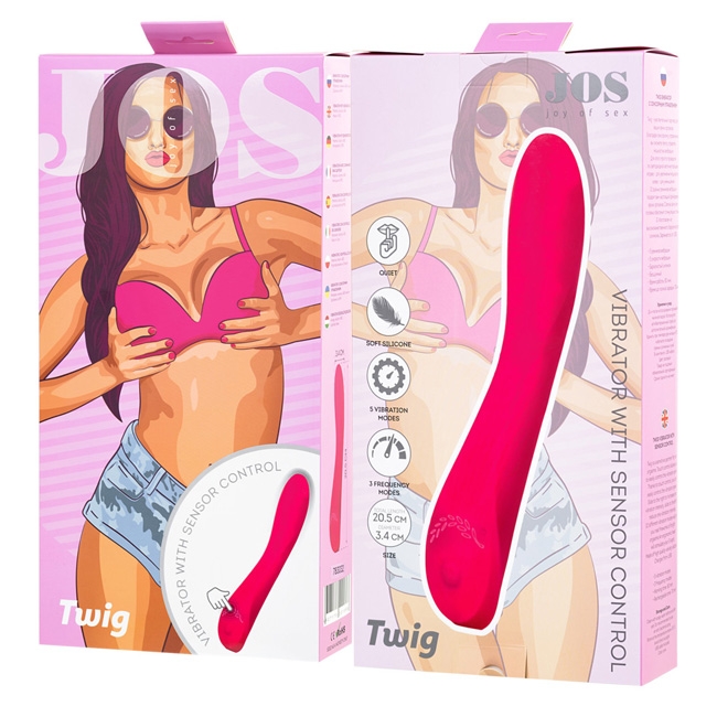 Вибратор для точки G Jos Twig, розовый 0T-00016661 - JOS - Вибраторы для точки G - Купить
