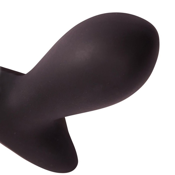 Анальная вибропробка Sexus Glass, чёрная УТ-00002069 - Sexus Glass - Анальные пробки - Купить