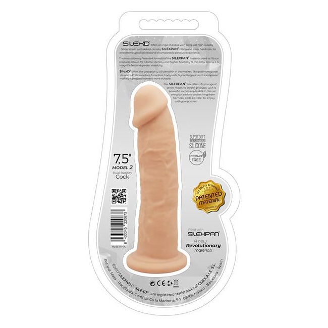 Фаллоимитатор с мошонкой Adrien Lastic SileXD Model 3 24 см, телесный 220376 - Adrien Lastic - Реалистичные фаллоимитаторы - Купить