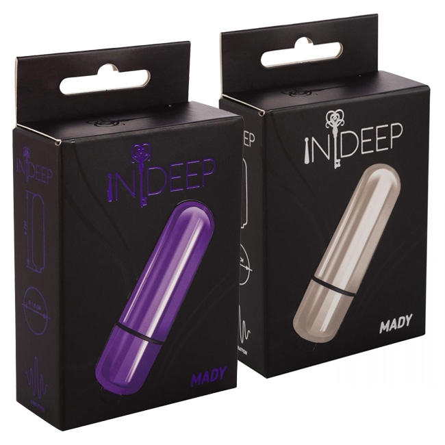 Вибропуля Indeep Mae, розовая 7704-01indeep - Indeep - Вибрирующие пули - Купить