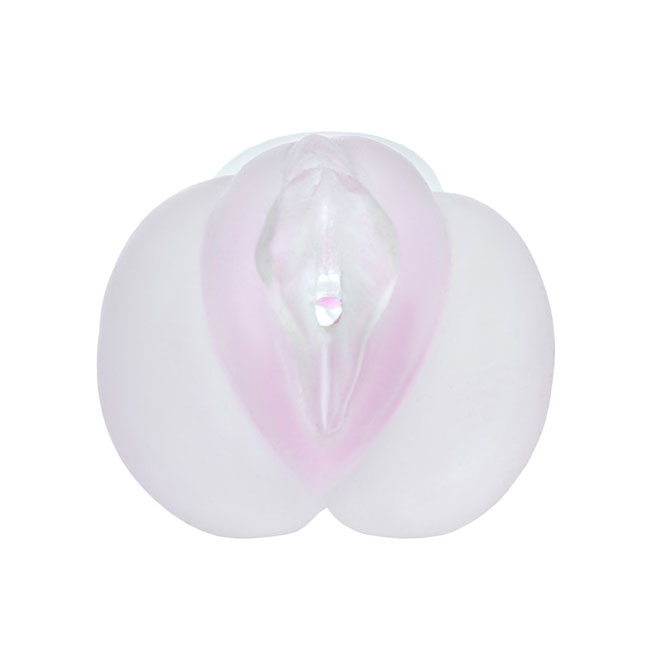 Мастурбатор реалистичный TOYFA Juicy Pussy Crystal Wave, TPE, 13,5 см 0T-00015206 - TOYFA - Вагины - Купить