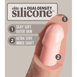 Фаллос King Cock 7" Silicone Dual Density