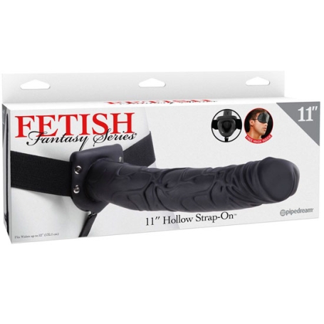Страпон полый Pipedream 11" Hollow Strap-On