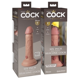 Фаллос King Cock 6&quot; Silicone Dual Density