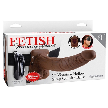 Страпон полый Pipedream 9" Vibrating Hollow