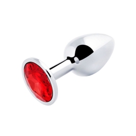 Пробка Jewelry Plug Silver - Red