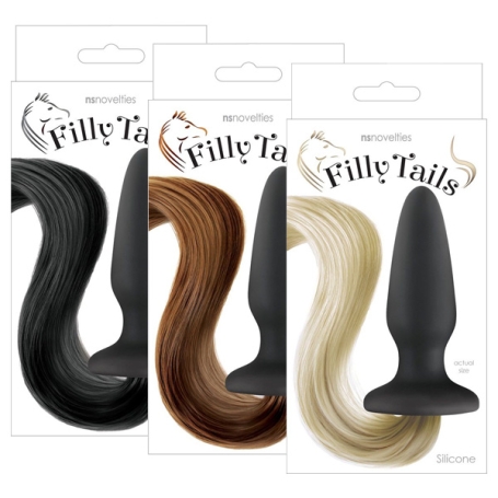 Пробка с хвостом, NS Novelties black