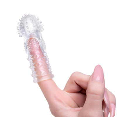 Вибростимулятор оргазма на палец и язык
