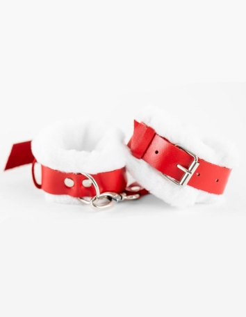 Меховые наручники БДСМ Арсенал