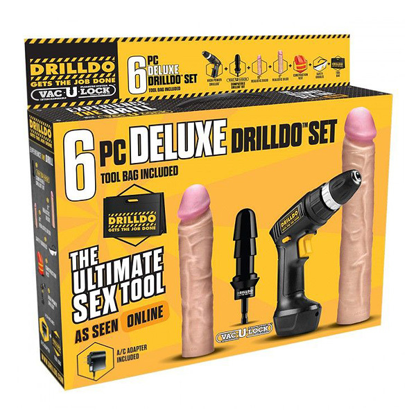 Набор с секс-шуруповёртом Drilldo Deluxe Set 6 Piece