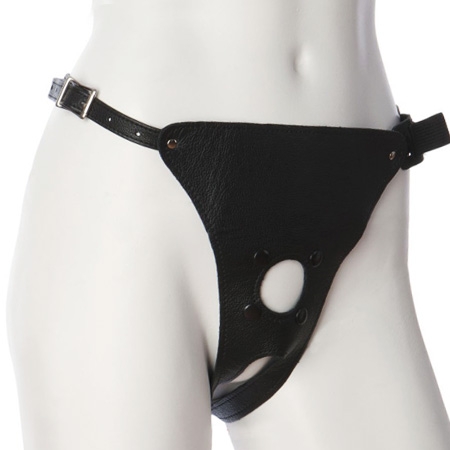 Трусики Leather Ultra Harness, Doc Johnson