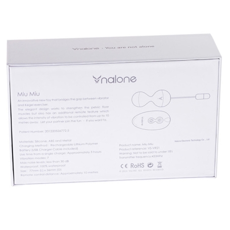 Вагинальные шарики Nalone MiuMiu