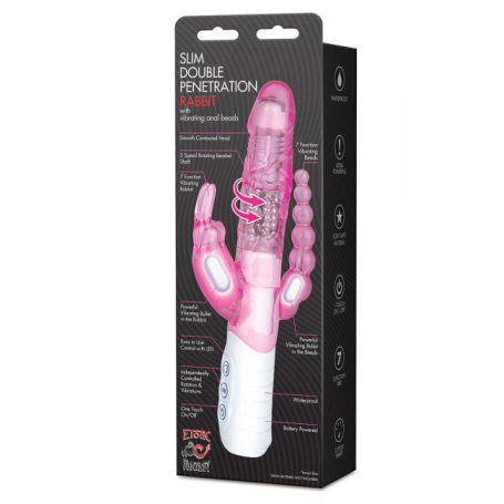 Вибратор Erotic Fantasy Slim Double Penetration