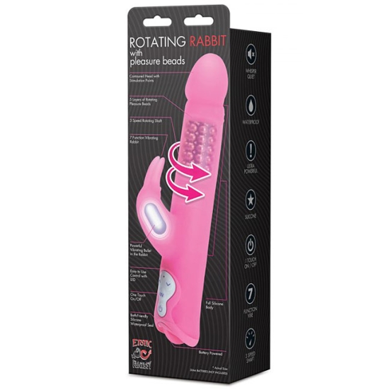 Вибратор Erotic Fantasy Rotating Rabbit